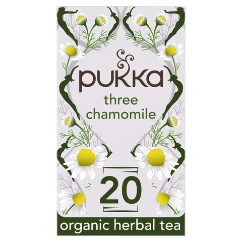 Pukka Three Chamomile Organic 20 Herbal Tea Bags 20S 30g