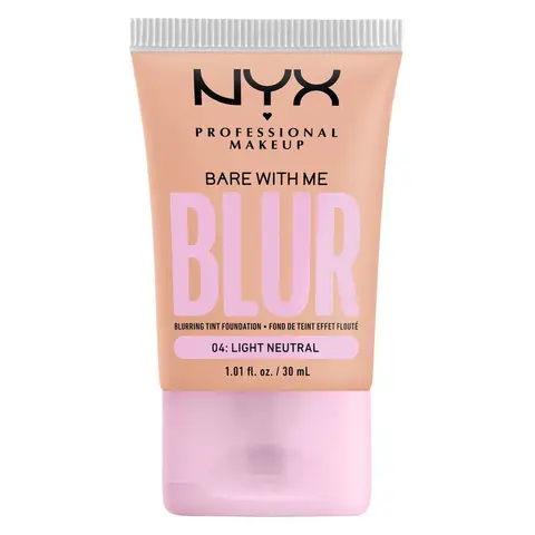 NYX Professional Makeup Bare With Me Blur Tint Foundation 04 Light Neutral 30ml