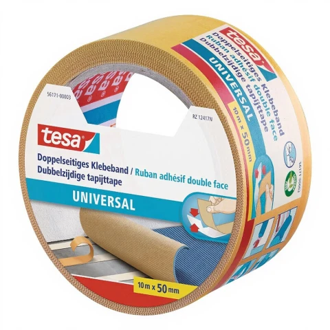 tesa Doppelseitiges Klebeband, 10m x 50mm 10 m
