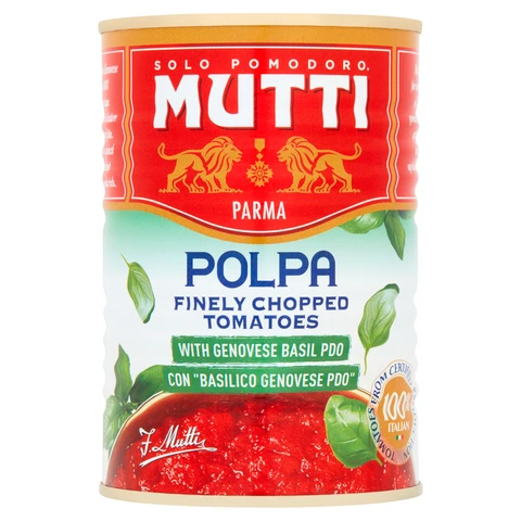Mutti Polpa With Basil 400g