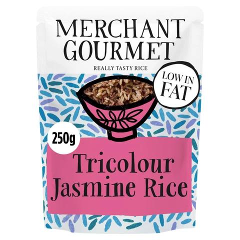 Merchant Gourmet Tricolour Jasmine Rice 250g