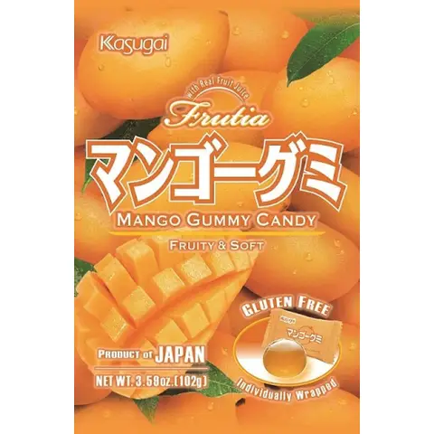 KASUGAI Mango Gummy 102g 
