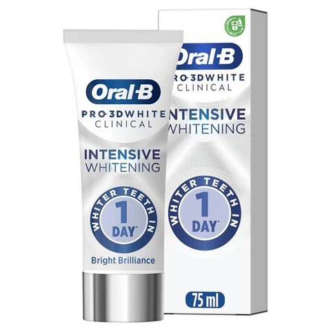 Oral-B Pro 3D White Clinical Bright Brilliance Toothpaste 75ml
