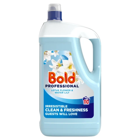Bold Professional Washing Liquid  Detergent Lotus Flower & Water Lily 110 washes 4.95l