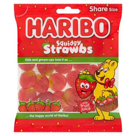 Haribo Squidgy Strawbs 175g