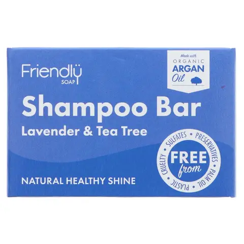 Friendly Soap Shampoo Bar - Lav & Tea Tree 95g