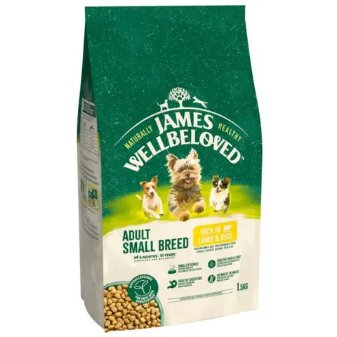 James Wellbeloved Adult Small Breed Lamb & Rice 1.5kg