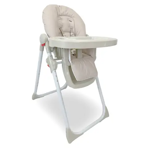 My Babiie MBHC8 Premium Highchair 6+ Months Oatmeal Herringbone