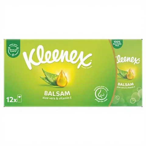 KLEENEX Mouchoirs de poche Balsam x12 étuis