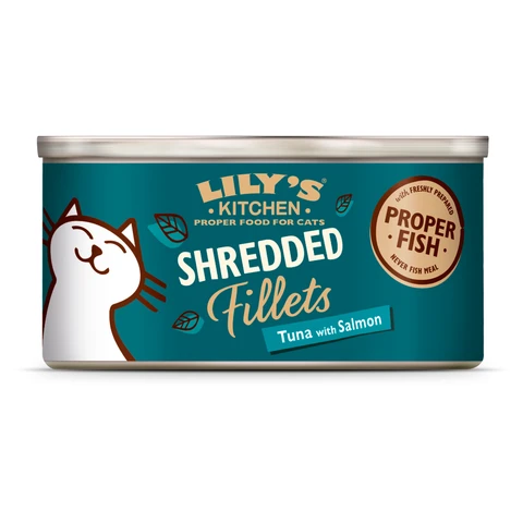 Lily's Kitchen Tuna with Salmon Shredded Fillets 70g