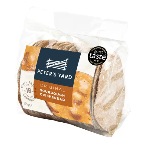 Peter's Yard Original Recipe Sourdough Crispbread Bag 175g