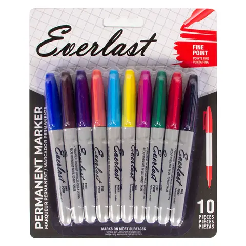 Everlast Permanent Marker 10PK