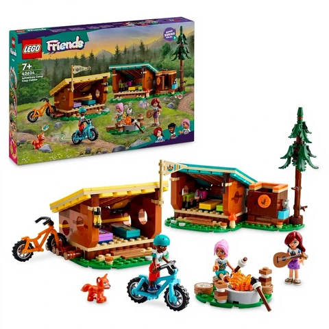 LEGO Friends 42624 Les chalets douillets du camp d’aventure