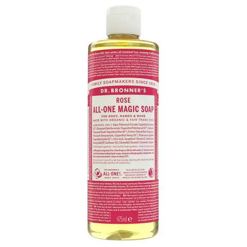 Dr Bronner's Rose All In One Magic Soap 475ml