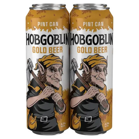 Hobgoblin gold Pint 4Pk - 4.2% 4X568ml