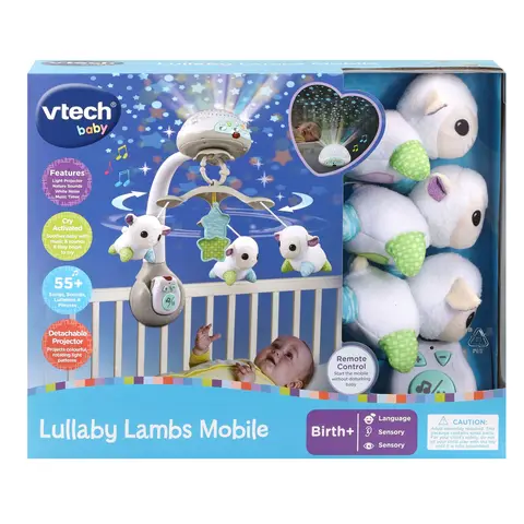 VTech Baby Lullaby Lambs Mobile 0+ Months Multi-Colour