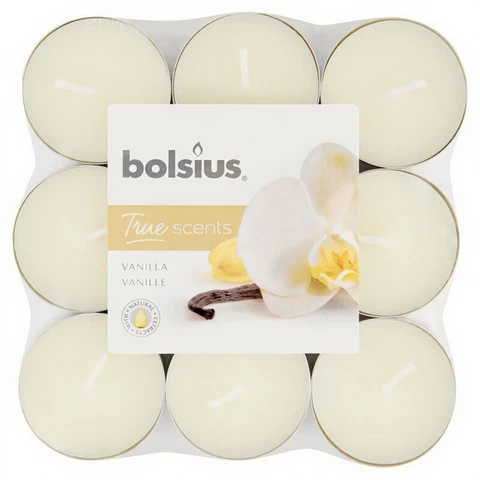 Bolsius True Scents Vanille Theelichtjes 18 stuks