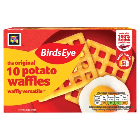 Birds Eye 10 The Original Potato Waffles 567g