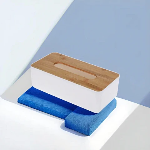 Storage Solutions Solutions de rangement Porte-mouchoirs 26x13xh8cm ps blanc