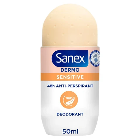 Sanex Derma Care Sensitive 48hr Roll On Deodorant 50ml