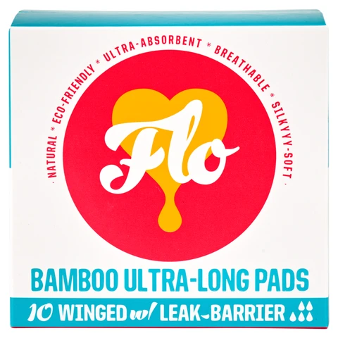 Flo Bamboo Ultra-Long 10 Pads