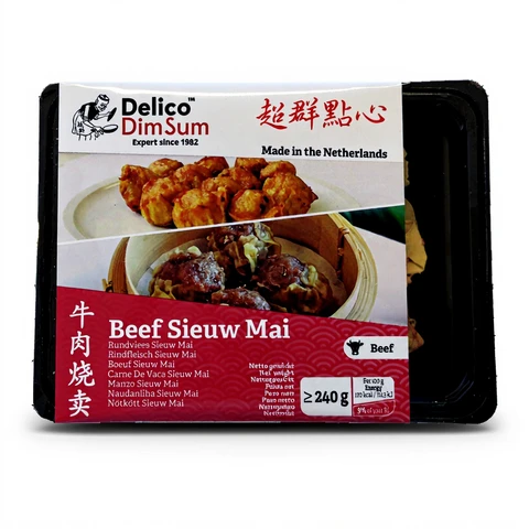 Delico Dim Sum Bœuf Siu Mai (Boîte Moyenne) 400g