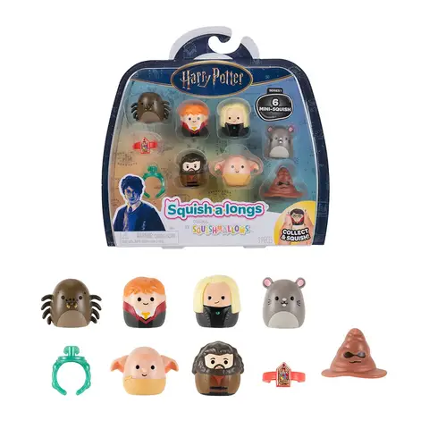 Squish-a-longs Harry Potter Mini-Squish with Accessory 6 Pack (Wave 1, Style 2)