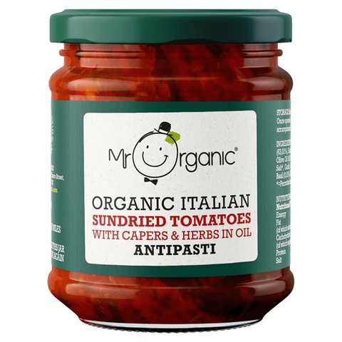Mr Organic Organic Sundried Tomato Antipasti 190g