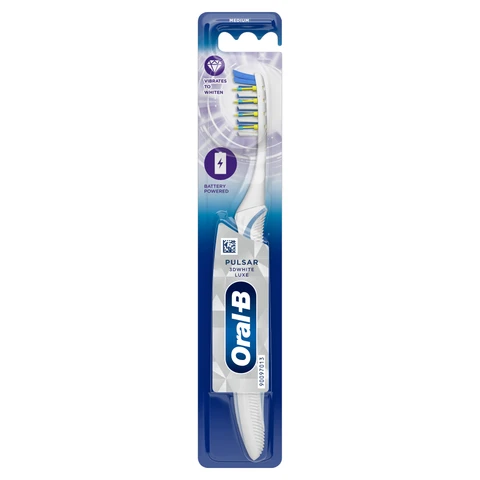 Oral-B Pulsar 3DWhite Luxe Manual Toothbrush With Battery Power
