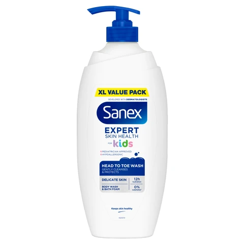 Sanex Expert Skin Health Head to Toe Body Wash for Kids 720ml