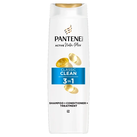 Pantene Pro-V Classic Clean 3 in 1 Shampoo 250ml for Normal and Mixed Hair