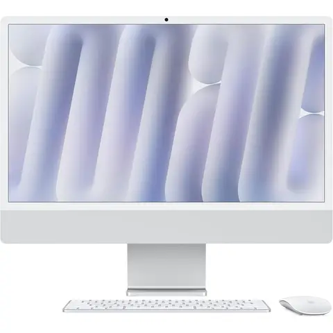 Apple iMac 24 inch (M4, 16GB RAM, 256GB SSD, 8-Core) – Silver