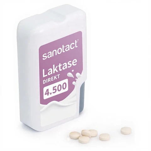 Sanotact Laktase Direkt 4.500 100 Tabletten