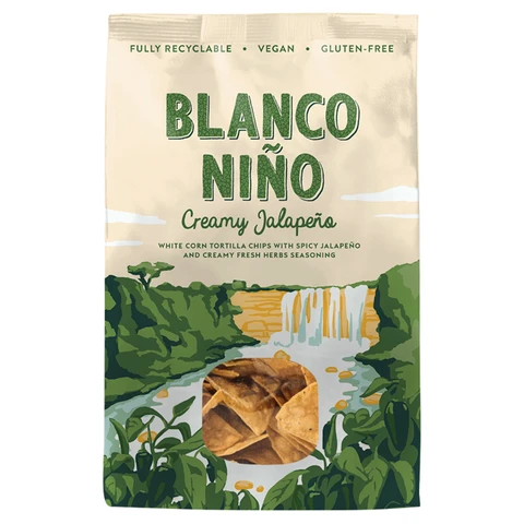 Blanco Nino Creamy Jalapeño Authentic Tortilla Chips 170g