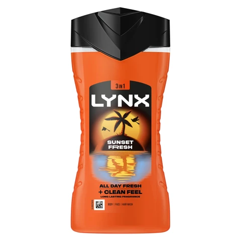 Lynx 3-in-1 Shower Gel Sunset Fresh 225ml