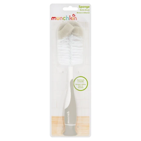 Munchkin Sponge Bottle Brush Gray