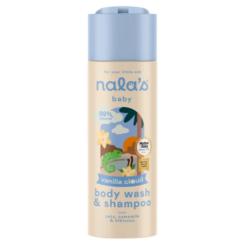 Nala's Baby Body Wash & Shampoo Vanilla Cloud 200ml