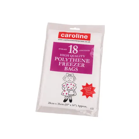 Caroline Freezer Bags, 28 x 35cm, pack of 18