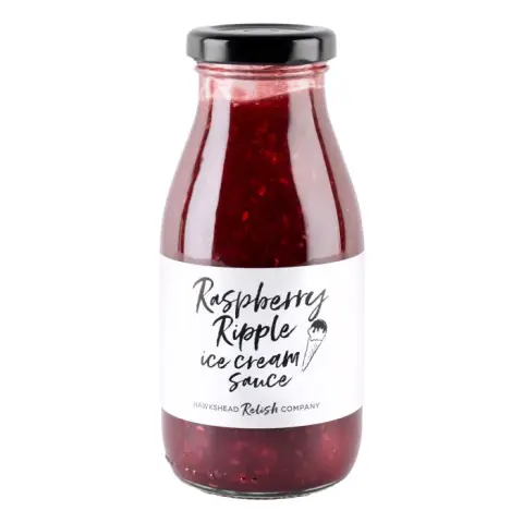 Hawkshead Relish Raspberry Ripple Ice Cream Sauce 300g