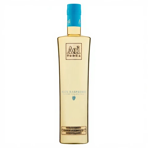 Au Vodka Blue Raspberry Flavour 70cl