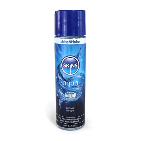Skins Aqua Water Based Lubricant 8.5fl oz (250ml)