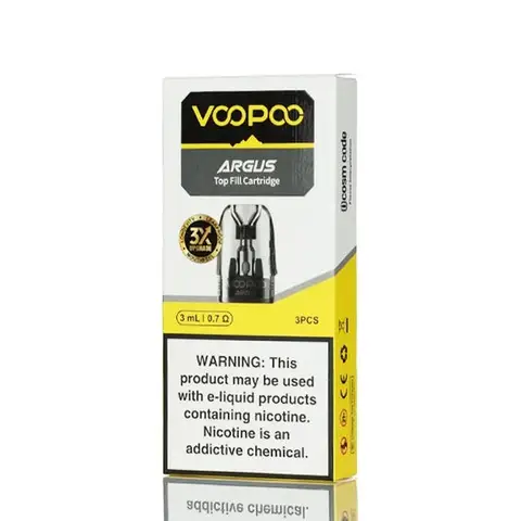 VooPoo Argus Top Fill Replacement Pod / 0.7ohm / 3ml / 3PCS