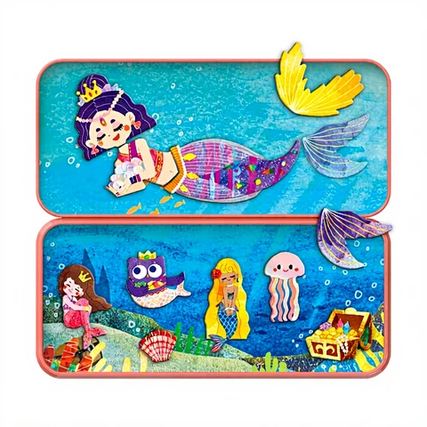 mierEdu Reise-Magnetbox - Meerjungfrauen