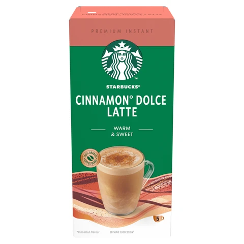 Starbucks Premium Instant Cinnamon Dolce Latte Sachets 5 X 23.5g
