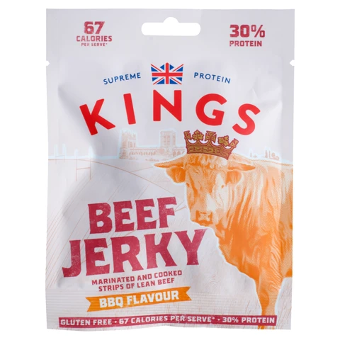 Kings Elite Snack Bbq Beef Jerky 25g