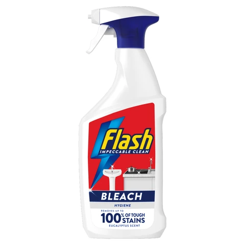 Flash Multipurpose Bleach Cleaning Spray For Hard Surfaces, 800ml