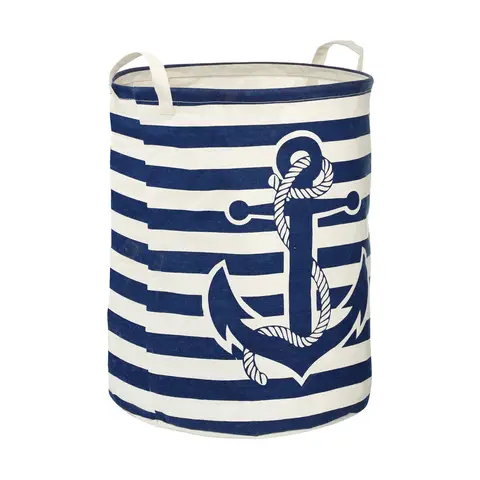 Maison by Premier Blue And White Laundry Bag