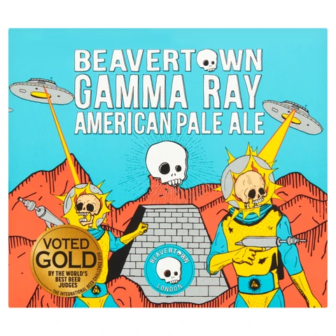 Beavertown gamma Ray American Pale Ale 5.4% 4X330ml