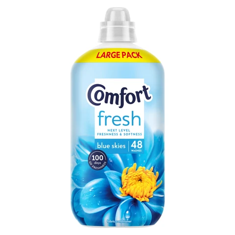 Comfort Fresh Fabric Conditioner Blue Skies 48 Washes 1.44L