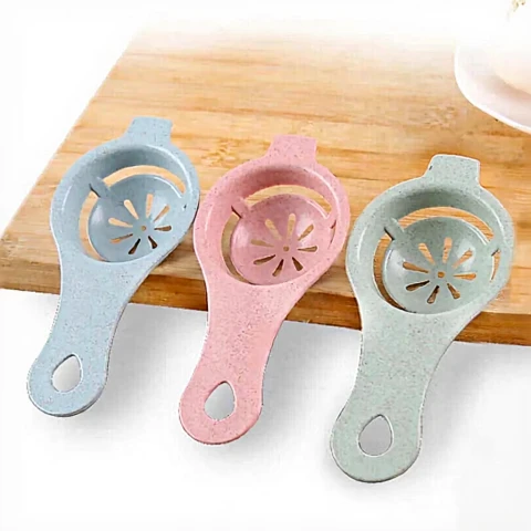 Séparateur de blancs d'œufs Séparateur de jaunes d'œufs et de protéines pour la cuisine Rose